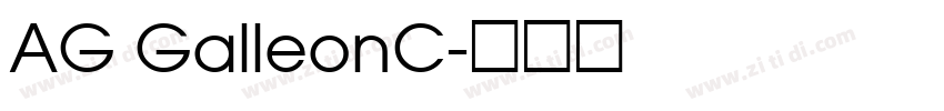 AG GalleonC字体转换